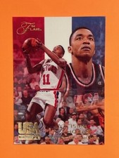 ISIAH THOMAS 1994 Flair USA Basketball #98 Career Highlights Detroit Pistons 