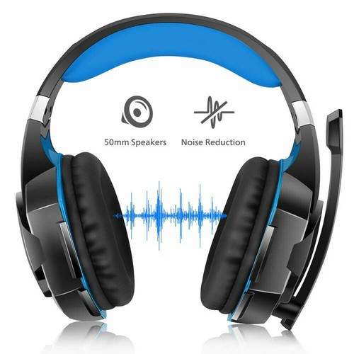 3.5mm Pro Gaming Headset Mic Headphones Stereo Bass Surround For PC PS4 Xbox One - Picture 22 of 31