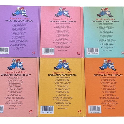 VTG Raggedy Ann & Andy Grow and learn library 1-11 plus 14 hardback 1988 - Foto 5 di 17