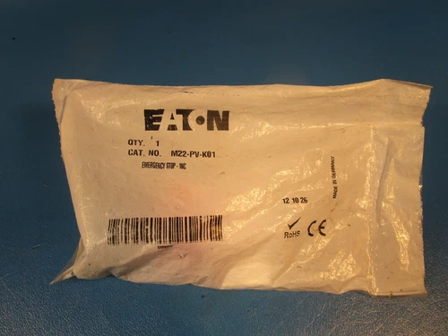 Eaton M22-PV-K01, Emergency Stop Button, RED