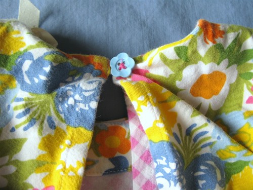 Matilda Jane Dress Brilliant Daydream Far Out Floral Gingham Maxi Girls 6 VGUC - Picture 7 of 12