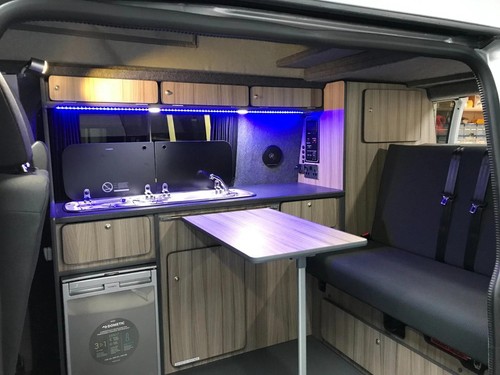 2017 VW T6 (not T5) TRANSPORTER, CAMPER VAN, MOTORHOME, SWB, EU6-ULEZ, AIR CON - Picture 9 of 13