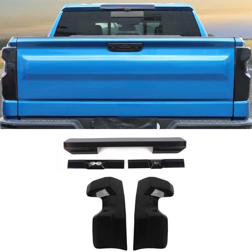 Smoke Taillight 3rd Brake Light Turn Signal Cover Trim For Chevy Silverado 2019+ - Picture 25 of 38