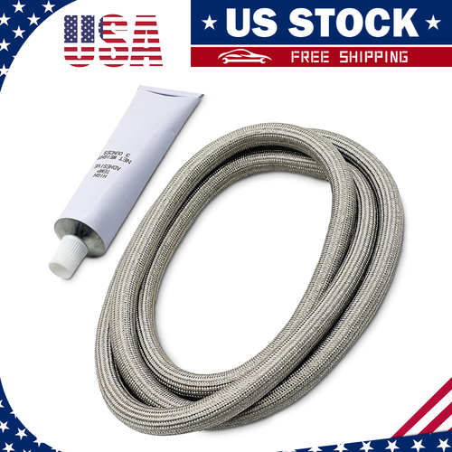 W10861521 AP5999407 Dryer Door Seal & High Temp Glue Kit FOR Kenmore Whirlpool  - Picture 1 of 13