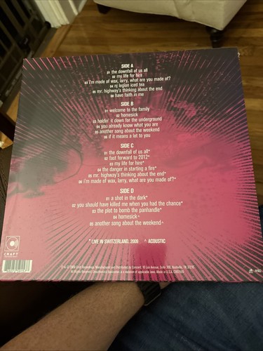 A Day To Remember Homesick D2C LP Exclusive #1 Clear Green Purple Blue Splatter - Picture 2 of 2