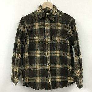 Mens-Small-LL-BEAN-Thick-Plaid-Flannel-Shirt-Chamois-SUPER-9c