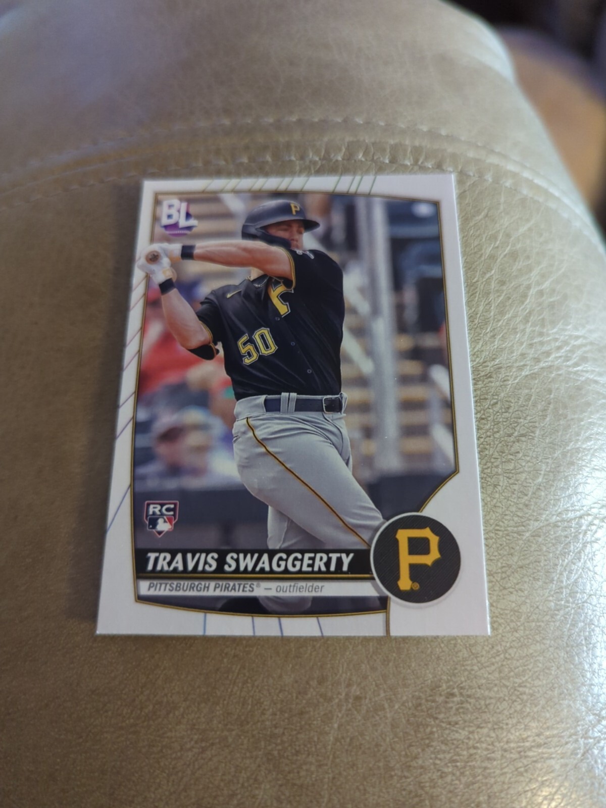 Travis Swaggerty Pirates Rookie Card 2023 Topps Big League Baseball #14