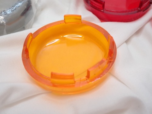 5 Turn Signal Light Lens Covers Harley Touring Road Electra Glide 2 Red 2 Smoke - Picture 4 of 8