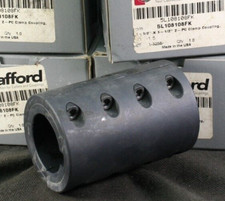 One (1) Stafford 5L108108FK 1-1/2" x 1-1/2" 2 Piece Clamp Coupling w Keyway NEW