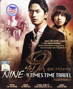  Korean Drama DVD  Nine 9 Times Time Travel 2013 Complete 