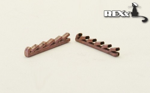 REXx 48013 - 1/48 Exhaust pipes D4Y2 "Judy" Airplane FineMolds kit, branch pipes - Picture 6 of 11