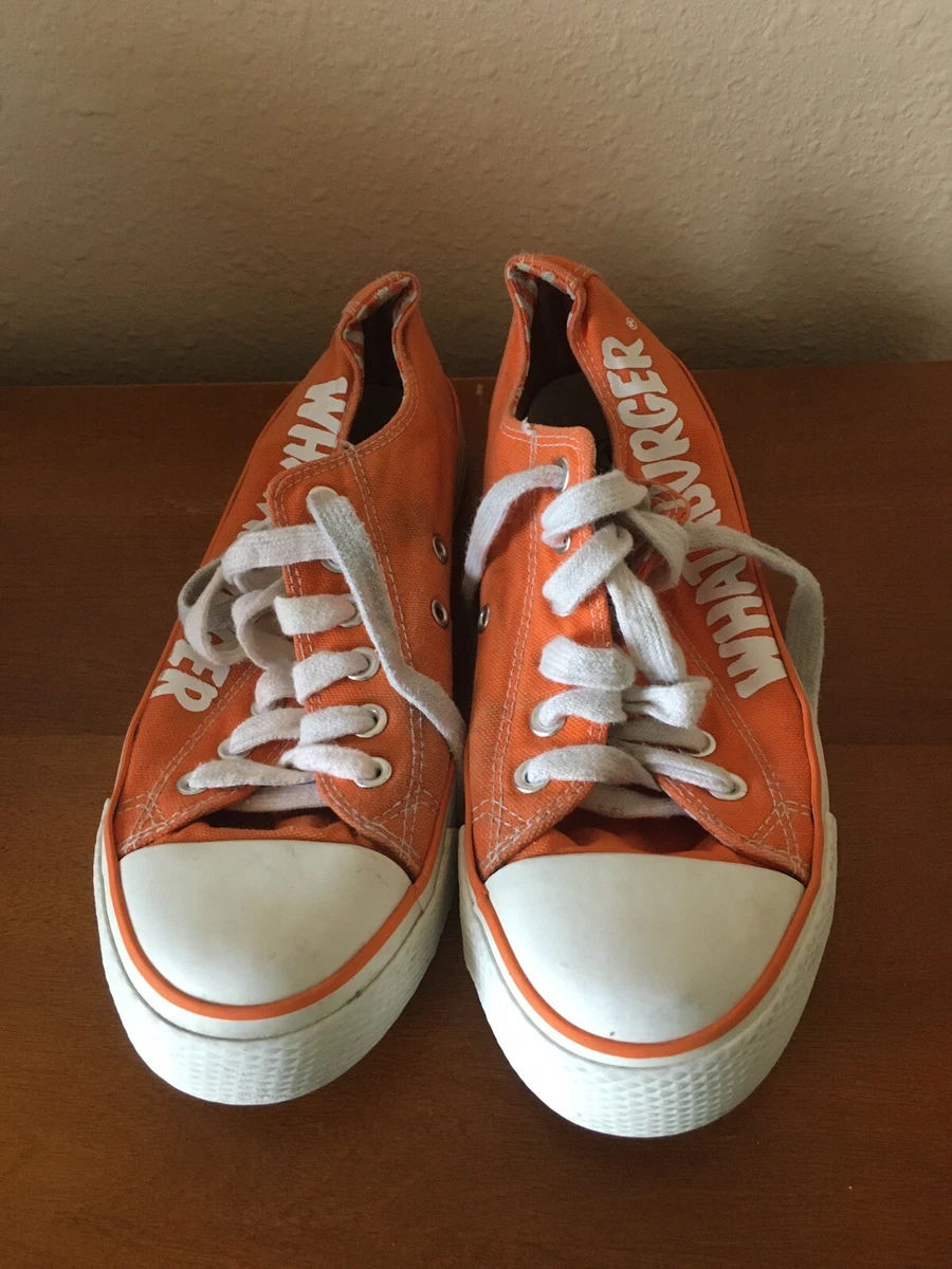 vintage whataburger Converse Style Shoe Size 4 Rare eBay