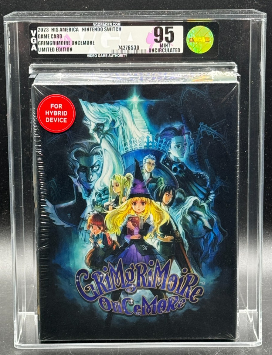 Grimgrimoire Oncemore Édition Limitée Nintendo Switch Scellé Neuf VGA 95 Noté