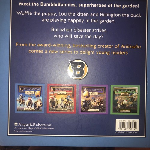 BumbleBunnies The Pond by Graeme Base HB 2018 #1/4 Brand NEW - Picture 2 of 2