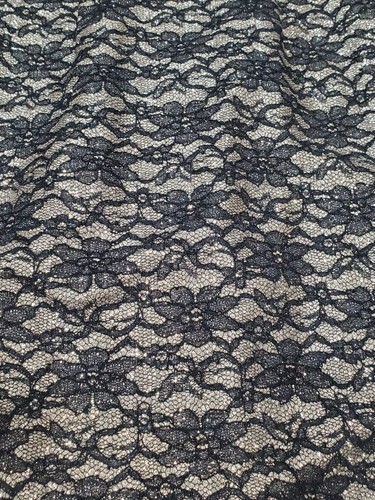 Abito tubino donna Eliza J nero pizzo floreale oro festa cocktail party 4 6 - Foto 2 di 7