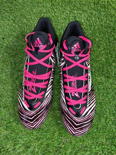 Men's Adidas Freak 20 Zebra Football Cleats Pink Multicolor EF8710 Size 14 NEW - Picture 2 of 12
