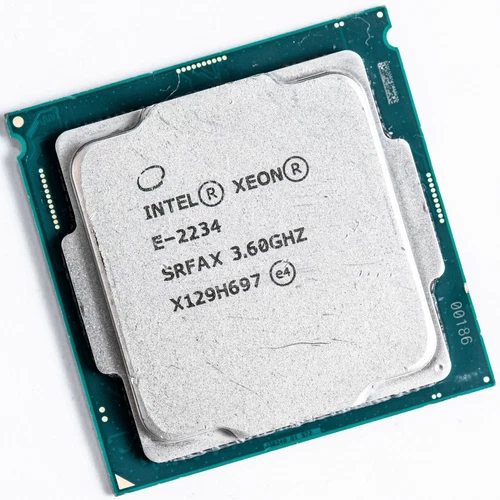 Intel Xeon E-2234 SRFAX LGA1151 3.6GHz Quad Core Processor Grade C Coffee Lake