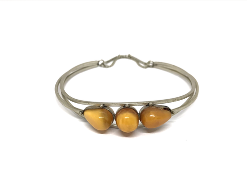 Old Amber Bracelet Bangle Gift Vintage Antique Natural BALTIC Amber 13,3g 19310 - Picture 17 of 20