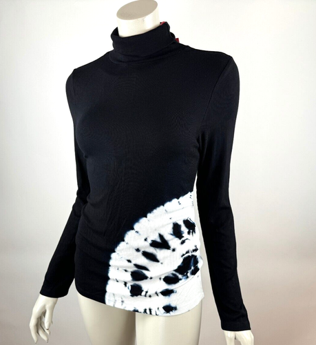 XCVI Wearables Lilis Turtleneck Women M NWT Flaw* Stretch Long Sleeve - Picture 3 of 13