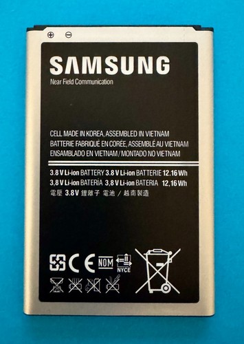 ORIGINAL BATTERY SAMSUNG GALAXY NOTE 3 B800BE 3200mAh SM-N900 SM-N9005 SM-N900W8 - Photo 4 sur 6