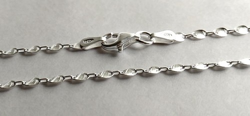 925 ECHT SILBER RHODINIERT *** Armband Fantasiekette 2,4 mm / 19 cm - Picture 3 of 7