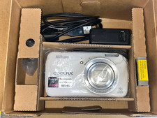 Nikon COOLPIX S800c White GPS Camera complete cool pix Excellent Working