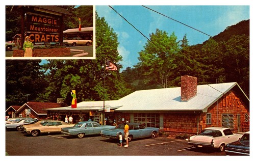 postcard Maggie Mountaineer Crafts Maggie Valley No. Carolina A6848