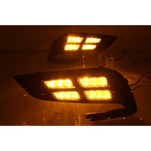 DRL LED Daytime Running Light Fog Lamp For Buick Encore Opel Mokka 2017+ Turn - Picture 10 of 11
