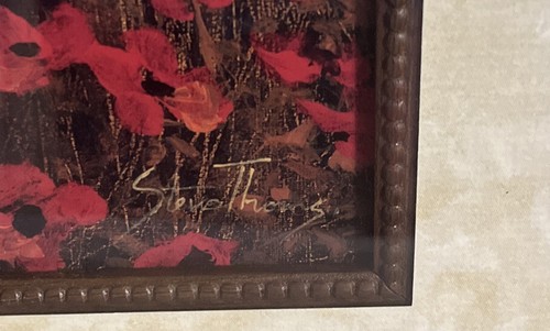 12W""x 12H"" MOHNBLUMEN von STEVE THOMS - FELDS OF FRUCE SONNENAUFGANG - Bild 5 von 5