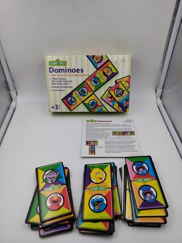 Sesame Street Dominoes Character & Color Matching Game 2003 - Picture 6 of 10
