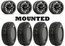 Kit 4 GMZ Ivan IRONMAN Stewart 32x9.5-14 on Ryno Beadlock Matte Black TER