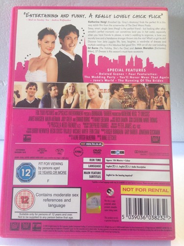 27 DRESSES - KATHERINE HEIGL (R2 - GOOD) - DVD #203 - Foto 2 di 2