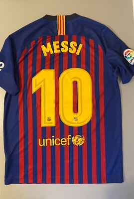FC Barcelona Nike home jersey 18/19 (Messi #10) Adult | eBay UK