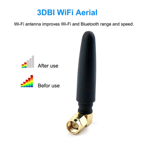 2.4GHz 5.8GHz PC WiFi Pigtail WiFi Antenne Router WLAN Antenne RP-SMA IPEX 3DBI - Photo 3/10