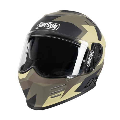 Simpson Venom Bandit casco moto full face nero bianco nuovo - Foto 37 di 51