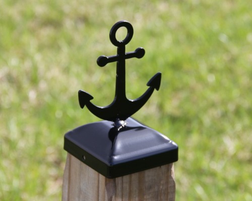 Anchor Decorative Fence Post Cap for 4x4 Wood fence post - Picture 1 of 6