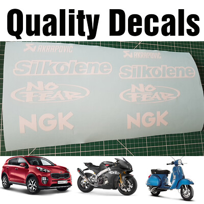 Sonderbestellung *** Akrapovic, Silkolen, NGK Aufkleber