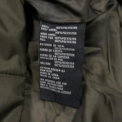 その他 T Intl Details Jacket Women Small Green Olive Long Winter Coat Ski