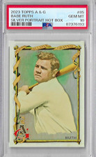 2023 Allen Ginter Babe Ruth Silver Portrait Hot Box PSA 10