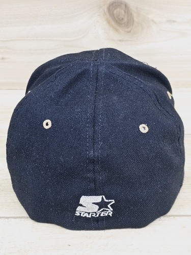 Vtg Wake Forest Demon Deacons Flex Fit Starter Hat Cap NCAA Black 7-7 3/4 - Picture 3 of 8