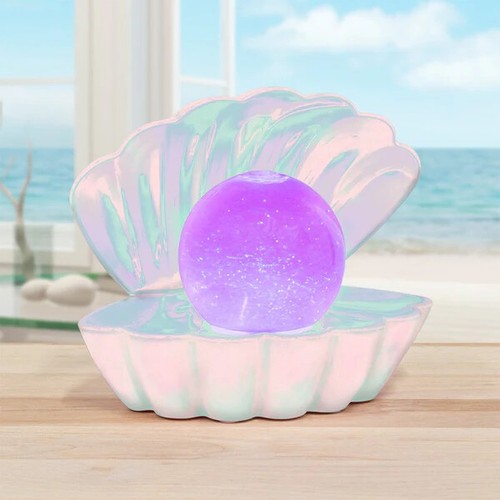 Glitter Pearl Sea Shell Color Changing LED Light Lamp Room Decor - Night Light - Picture 6 of 8