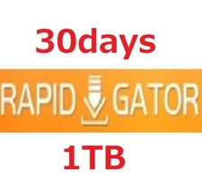 Rapidgator 30days 1TB