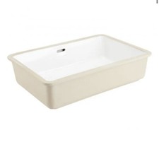 Signature Hardware Destin Rectangular 21  Porcelain Undercount Bathroom Sink