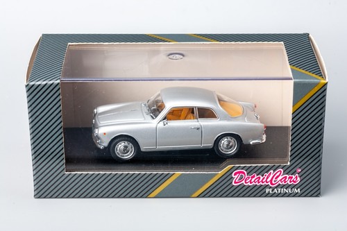 Alfa Romeo Giulietta Sprint Coupé 1960 Met Grey DETAIL CARS 1:43 - Imagen 11 de 16