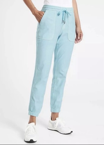 Athleta Farallon Organic Lightweight Stretch Cotton Jogger Grotto Blue 4 (6) - Picture 1 of 18