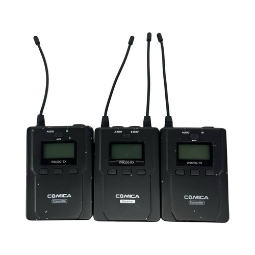 Trasmettitore Comica Audio 2x WM200-TX + 1x solo unità WM200-RX senza accessori - Foto 21 di 24