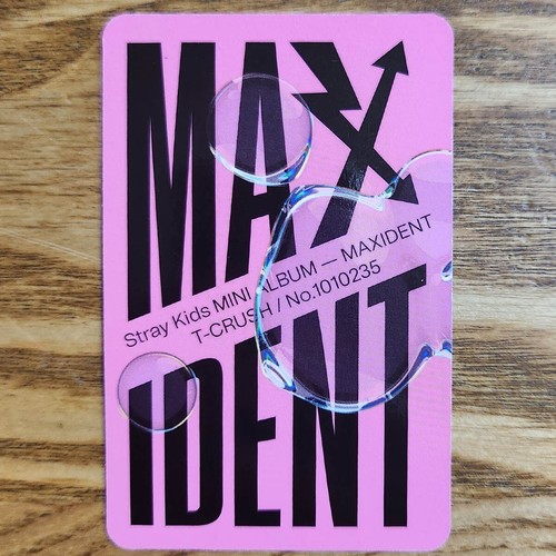 Hyunjin Official Photocard Stray Kids Mini Album Maxident Genuine Kpop - 第 2/2 張圖片