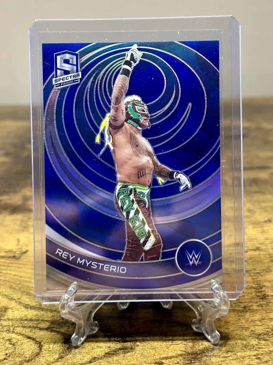 2023 Panini Chronicles WWE REY MYSTERIO #387 Spectra BLUE