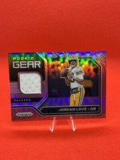 2020 Panini Prizm Rookie Gear Pink Prizm #5 Jordan Love RC Green Bay Packers