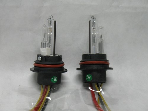 9007 Hi/Low 12,000K Violet Xenon HID Light Bulb Set of 2 - Picture 3 of 4